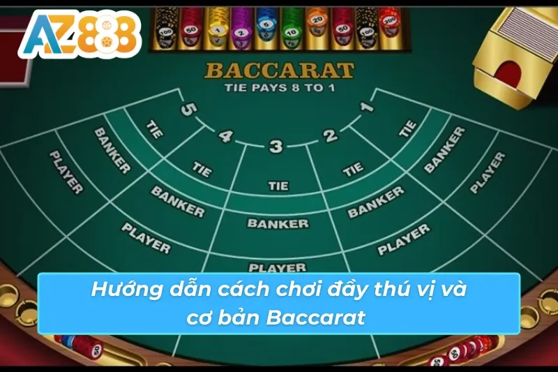 Hướng dẫn cách chơi đầy thú vị và cơ bản Baccarat AZ888