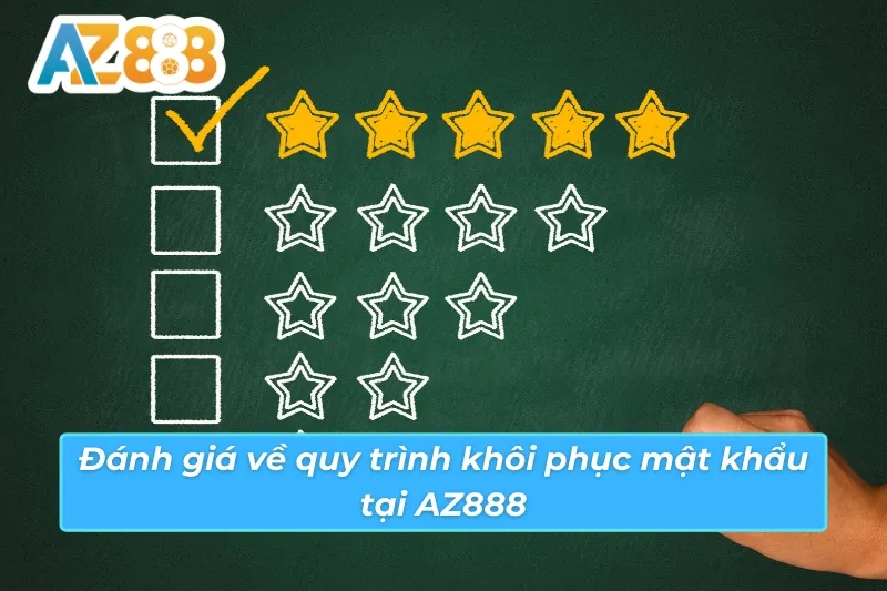 Bị Quên Mật Khẩu AZ888 Và Cách Lấy Lại Tài Khoản Dễ Dàng 5 Nhận xét quy trình khôi phục khi bị quên mật khẩu AZ888